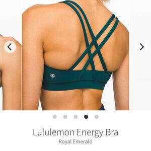 Lululemon Energy Bra Size 8
